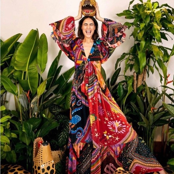 Gorgeously Farm Rio dress size small and medium - Picture 3 of 16